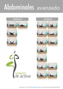 tabla abdominales osteon avanzado