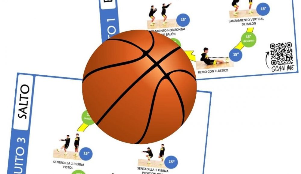 Trabajo de fuerza y baloncesto