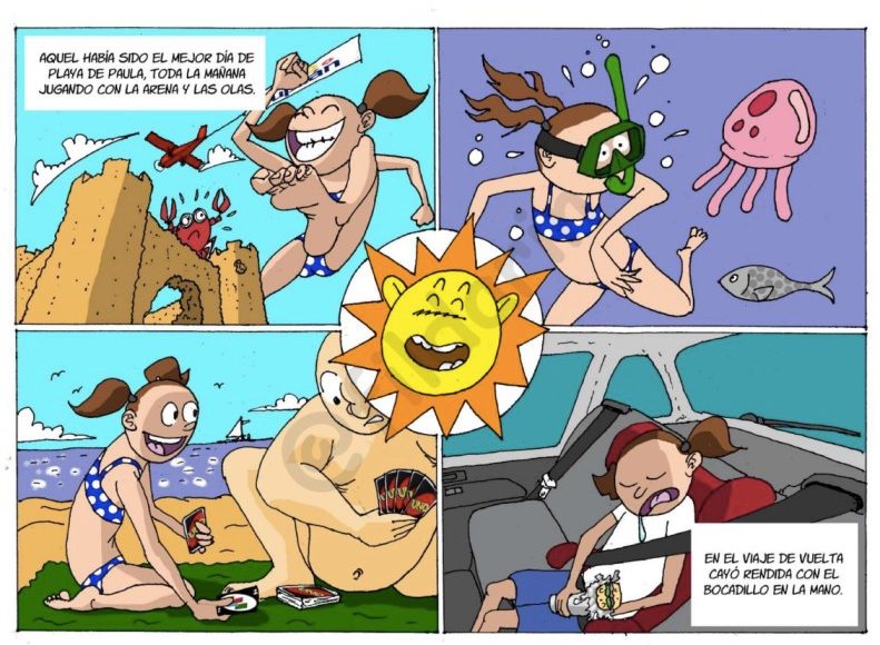 Uno de los «Cuentos Analgésicos» en cómic